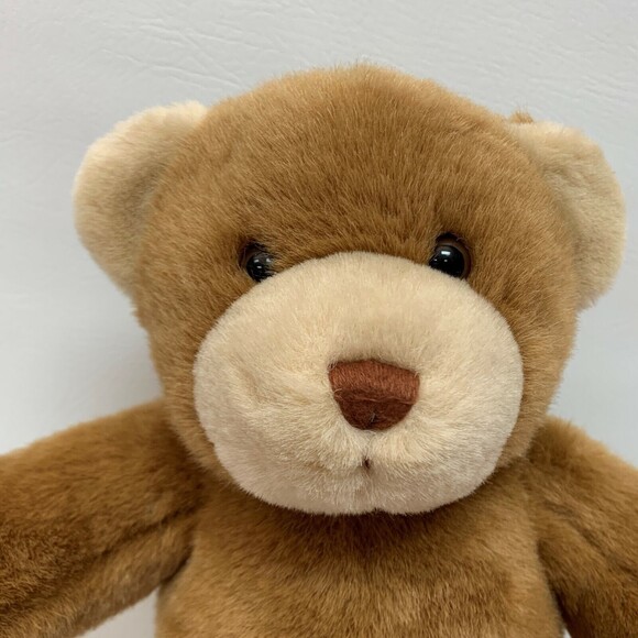 Build a Bear Workshop BABW Brown Teddy Bear Plush Stuffed 12" high Sitting Down - Picture 2 of 7